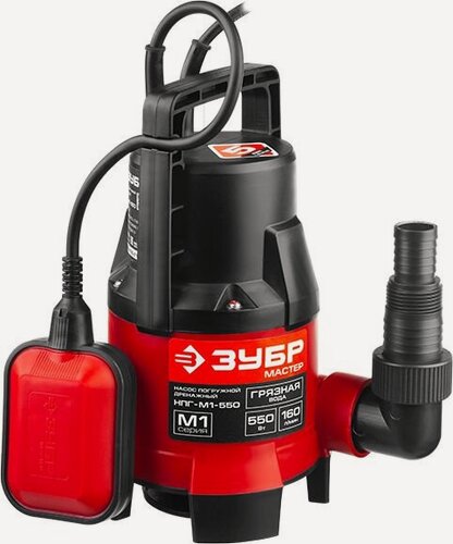 Изображение товара Дренажный насос Зубр НПГ-М1-550