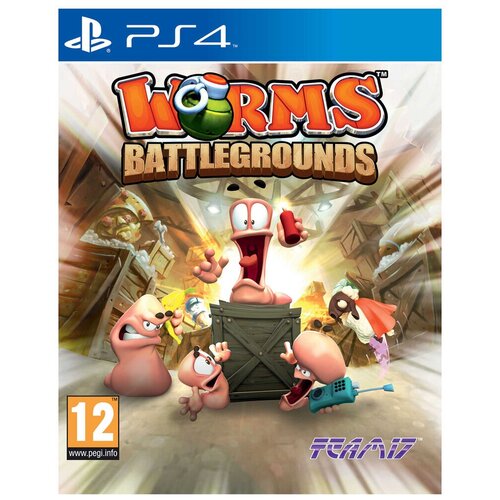 Игра Worms Battlegrounds для PlayStation 4 worms reloaded