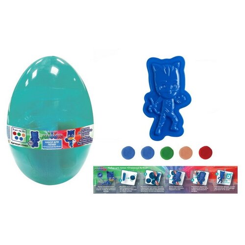 Набор для творчества Набор для лепки Отважный Кэтбой PJ Masks яйцо 33493 распродажа