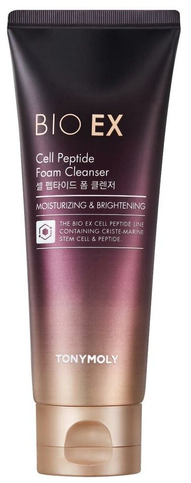 TONYMOLY BIO Eх Cell Peptide Foam Cleanser Антивозрастная пенка для умывания с пептидами