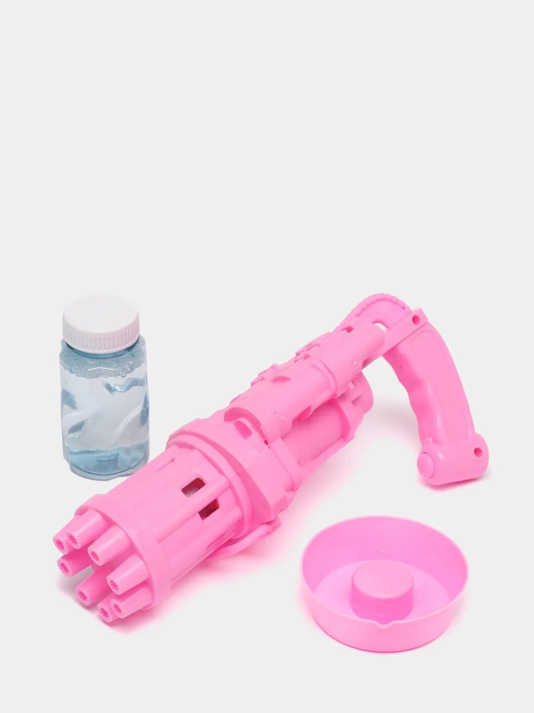 Генератор мыльных пузырей / мыльный пистолет / мыльные пузыри / мыльные пузыри пистолет / пистолет с пузырями / цвет розовый