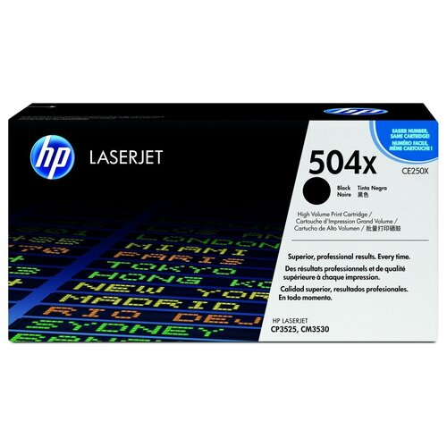 Картридж HP CE250X, 10500 стр, черный картридж nv print ce250x 723h black для hp и canon 10500 стр черный