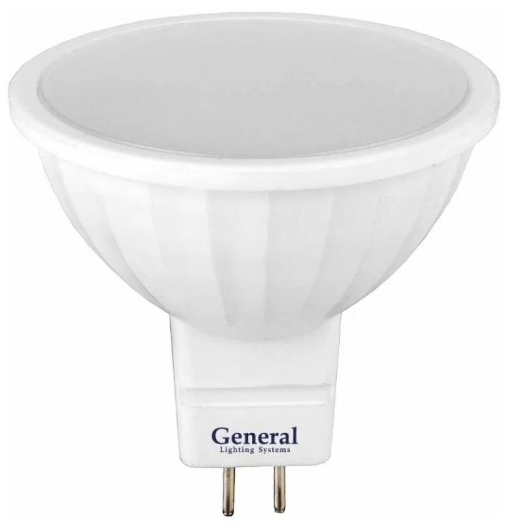 General MR16 GU5.3 10W 6500K 6K, 12V пластик/алюм GLDEN-MR16-10-GU5.3-12-6500 661023