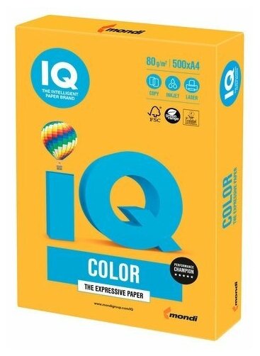 Бумага IQ Color A4 80 г/м²