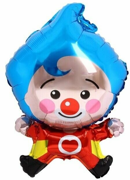 Воздушный шарик, фольгированный 24" "Клоун с носом"