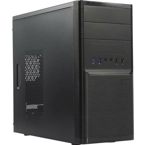 ES701BK PM-450ATX U2*2+U3*2+A(HD) MicroATX (Powerman) [6120258] корпус matx ginzzu b350 usb audio rgb led черный