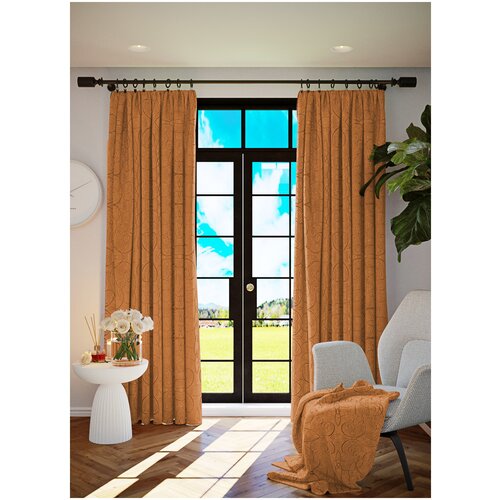 Портьеры Kismet Textile Турция комплект из 2х штор 400ш х 270в