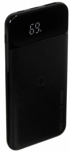 Внешний аккумулятор (Power Bank) DEPPA NRG Turbo Qi LCD, 10000мAч, черный [33559] - фото №12