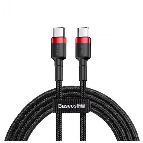 Кабель Baseus CATKLF-G91, черный кабель apple usb c 60w woven charge cable для зарядки плетеный 1м 2023 white белый