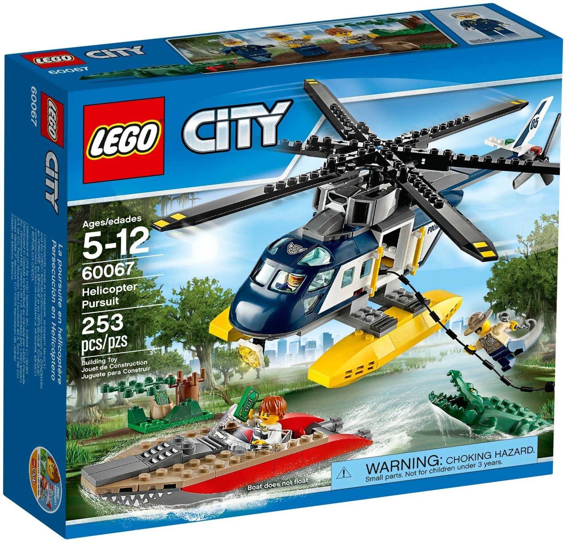 LEGO City 60067 Погоня на полицейском вертолете