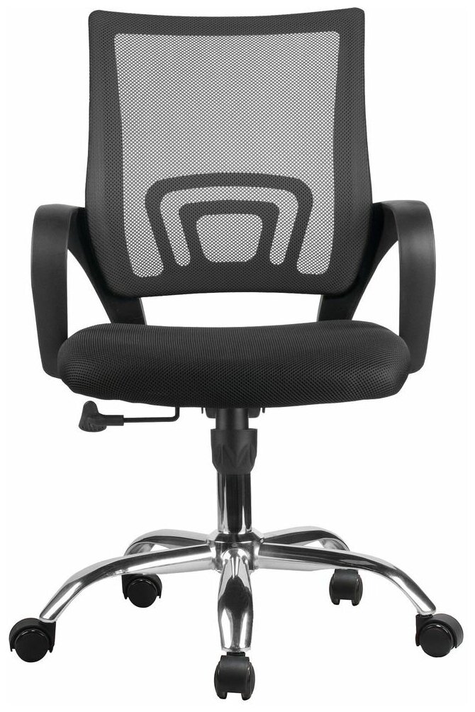 Компьютерное кресло Riva RHC 8085 JE офисное, обивка: текстиль, цвет: черный - фотография № 2