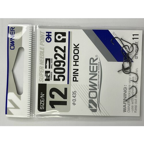 фото Крючки owner pin hook 50922 карась, плотва, лещ