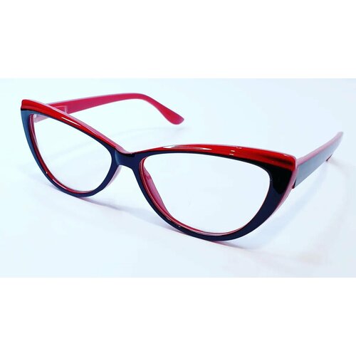 Очки корригирующие для зрения. Красные Мост 2038 PD62-64 +3.00. очки для дали/очки корригирующие/очки с диоптриями/оптика/купить очки для зрения/очки для зрения женские