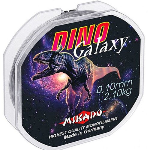 mikado леска dino combat 30м 0 10мм 2 0кг арт zzc 010 p Mikado, Леска Dino Galaxy, 30м, 0.10мм, 2.05кг, арт. ZEC-010-P