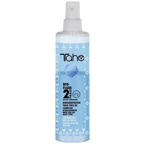 Tahe несмываемый кондиционер-спрей Bio-Fluid 2-phase увлажняющий для всех типов волос, 300 мл кондиционер для волос tahe кондиционер для всех типов волос bio fluid instant 2 phase