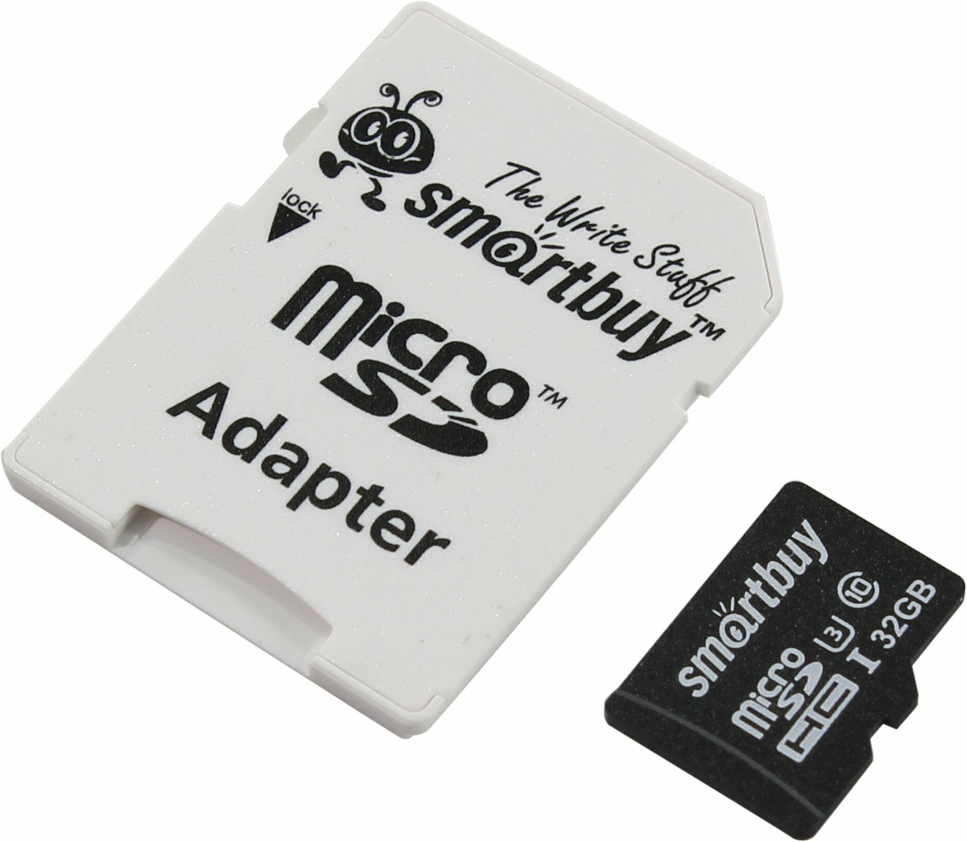 Карта памяти SmartBuy Professional microSDHC Class 10 UHS-I U3 + SD adapter