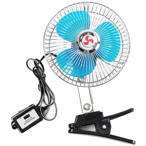 Вентилятор салона 12V 6 с решеткой металл 1259₽