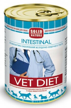 Solid Natura VET Intestinal диета для собак влажный 0,34 кг , 11033 (10 шт)