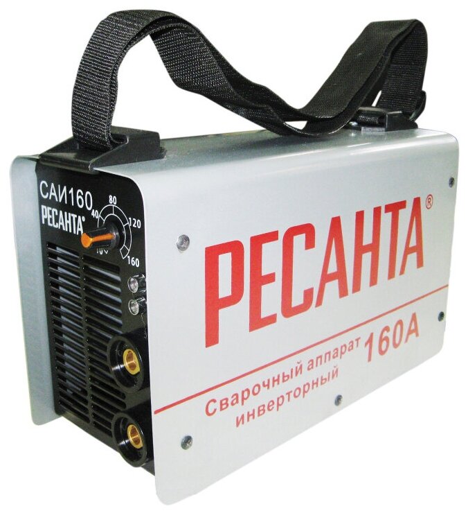 Сварочный аппарат инверторный Ресанта САИ-160 , 160 ампер , комплект кабелей - фотография № 10