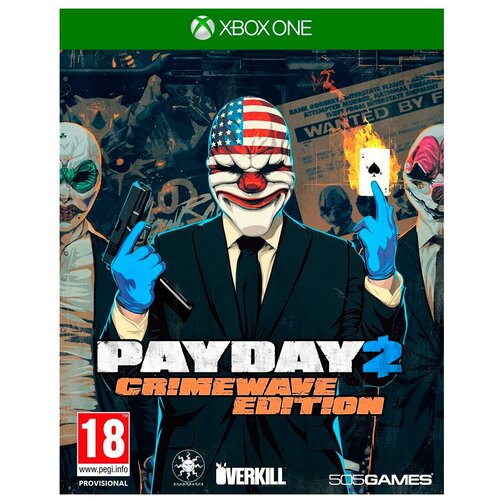 Игра Payday 2. Crimewave Edition для Xbox One дополнение payday 2 crimewave edition sokol karakter pack для xbox one xbox series x s 25 значный код