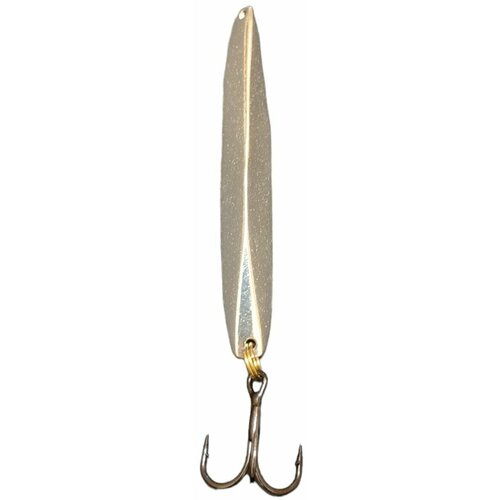 фото Блесна без оснащения 'golden river' - окунь (клин), 22 грамм, 64 мм, серебро