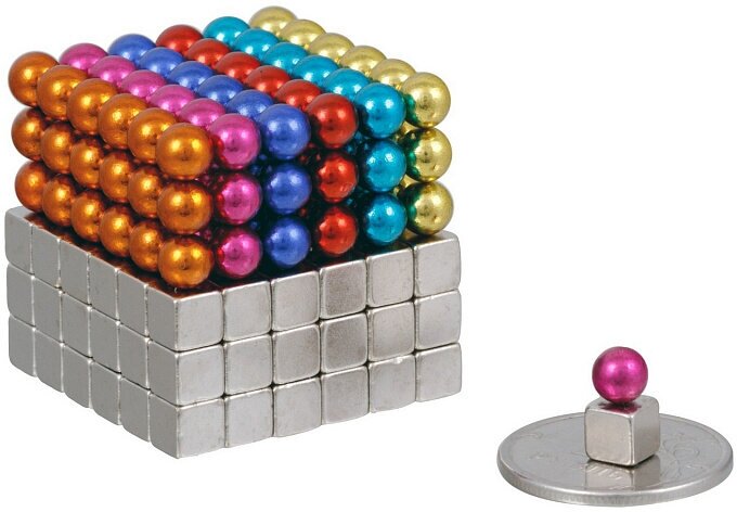 Cube Forceberg 216 шт 5мм 108 кубиков стальные 108 шариков 6 цветов 9-4818075