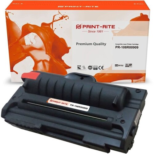 Картридж лазерный Print-Rite TFXA8OBPU1J PR-108R00909 PR108R00909 черный (2500стр.) для Xerox Phaser 3140/3155/3160 картридж easyprint lx 3140 108r00909 для xerox phaser 3140 3155 3160 черный с чипом 2500стр