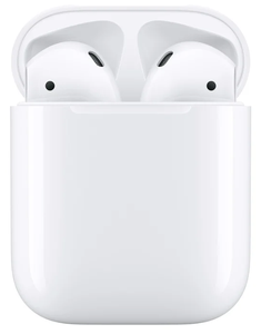 Беспроводные наушники Apple AirPods 2 с зарядным футляром MV7N2, Lightning, белый