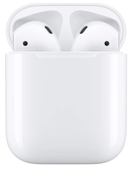 Беспроводные TWS-наушники Apple AirPods 2 с зарядным футляром MV7N2, белый