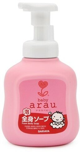Arau Baby Foam Body Soap мыло для купания малышей, 450 мл