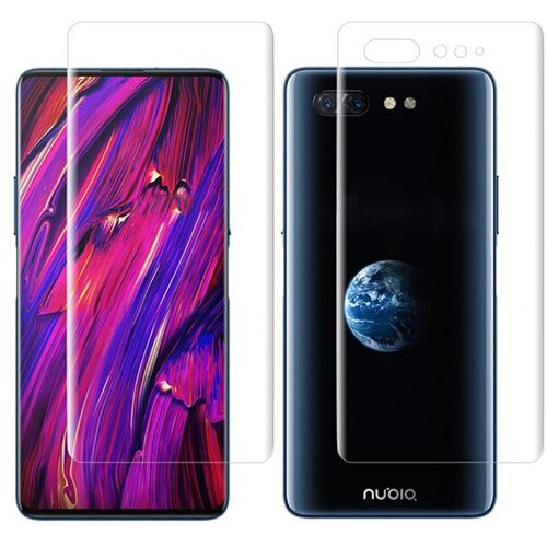 Гидрогелевая пленка LuxCase для ZTE Nubia X 0.14mm Matte Front and Back Transparent 87675 защитная гидрогелевая пленка для zte nubia n3 на экран глянцевая