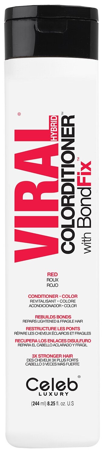 Celeb luxury Кондиционер тонирующий Красный Viral Red Colorditioner 244 мл