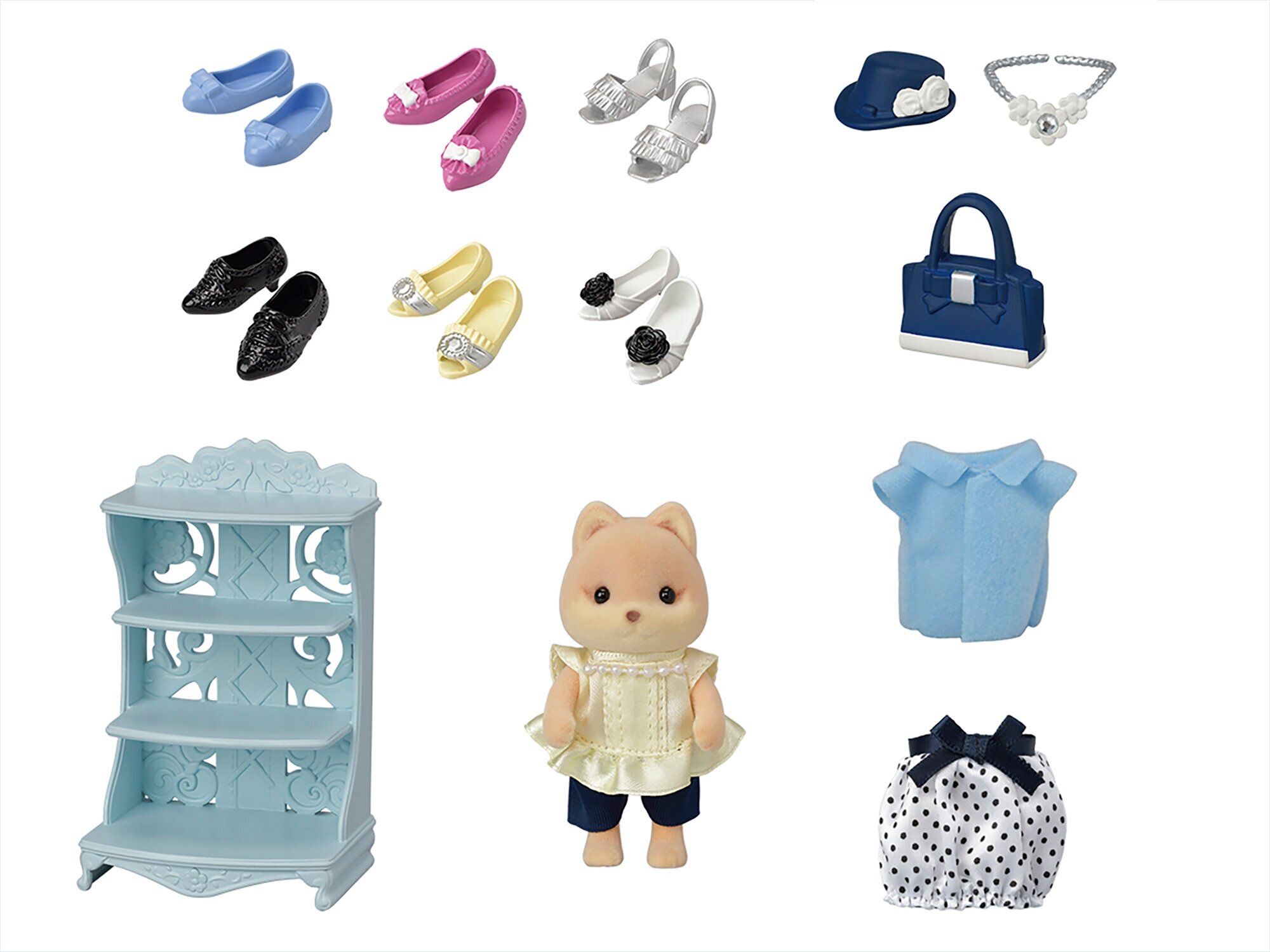 Игровой набор Sylvanian Families Карамельная собачка модница и ее гардероб 5541 - фото №4