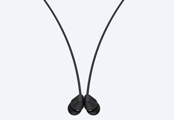 Наушники с микрофоном SONY WI-C200, Bluetooth, вкладыши, черный [wic200b.e] - фото №14