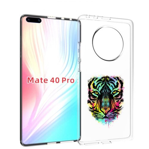 Чехол MyPads Тигр 1 для Huawei Mate 40 Pro (NOH-NX9) задняя-панель-накладка-бампер чехол mypads lada лада ваз 1 для huawei mate 40 pro noh nx9 задняя панель накладка бампер