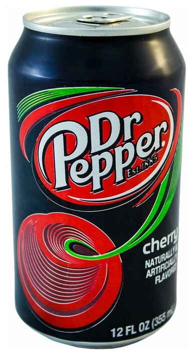 "Dr.Pepper" Cherry (Вишня) 355 мл. ж/б - фотография № 2