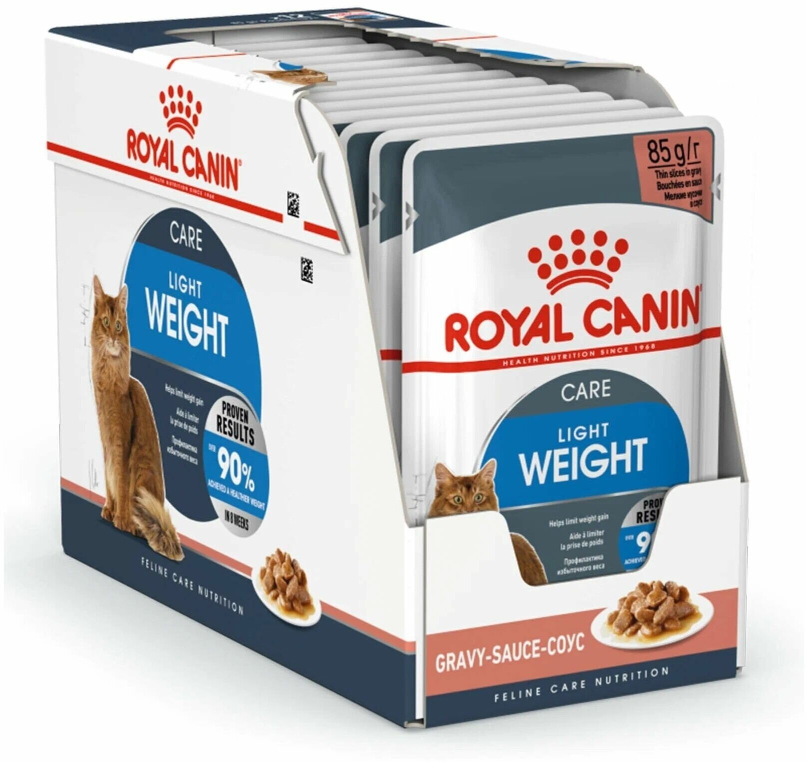 Влажный корм для кошек Royal Canin Light Weight Care (в соусе) (85 г x 12 шт) - фотография № 1