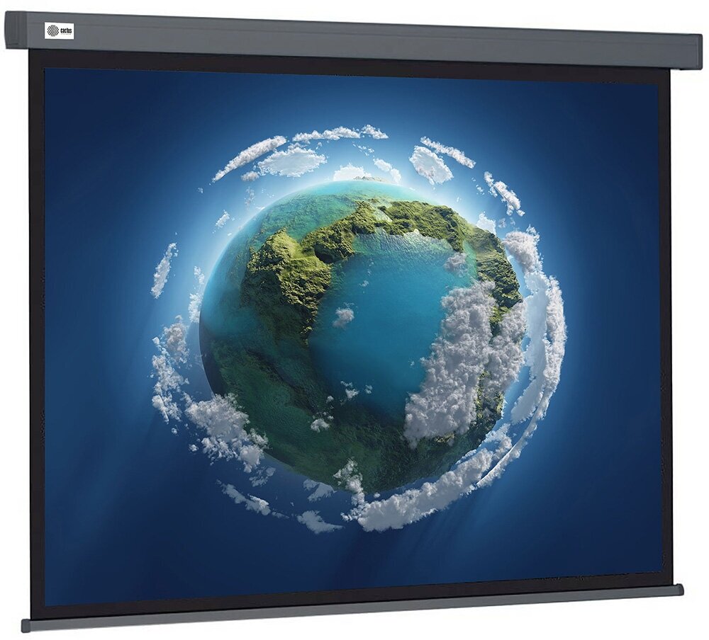 Экран для проектора Cactus 187x332см Wallscreen CS-PSW-187X332-SG, grey