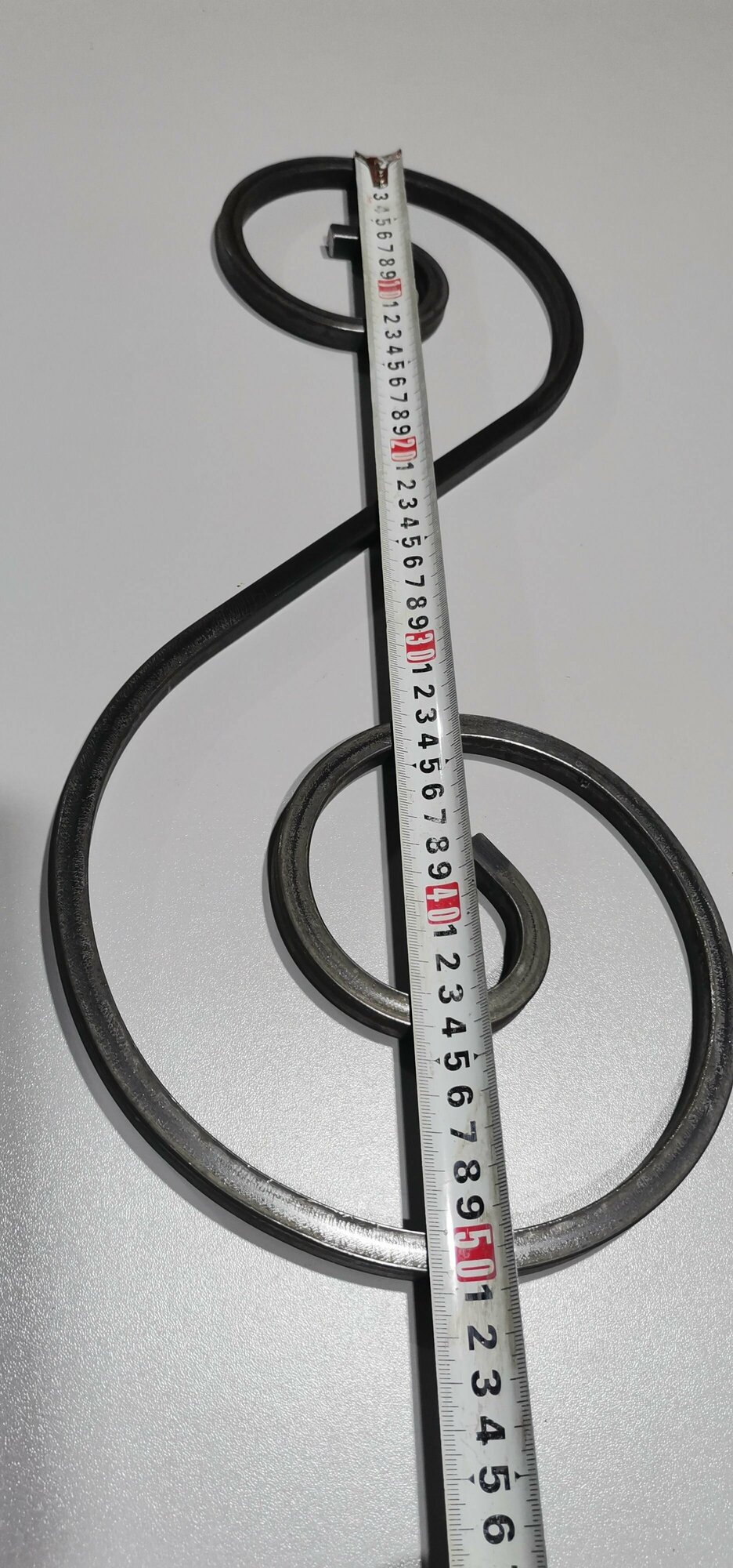 Кованный элемент доллар S Вензель завитушка (1шт) 505Х210x165мм - фотография № 3