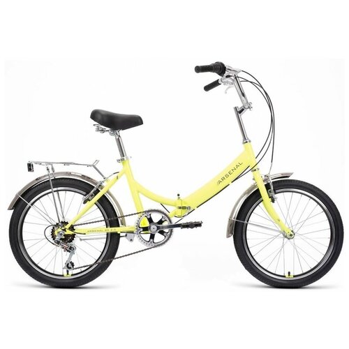 Велосипед FORWARD Arsenal 20 20 2022 городской взрослый складной рама 14 колеса 20 ярко-зеленыйтемно-серый 135кг rbk22fw20534 1834600₽