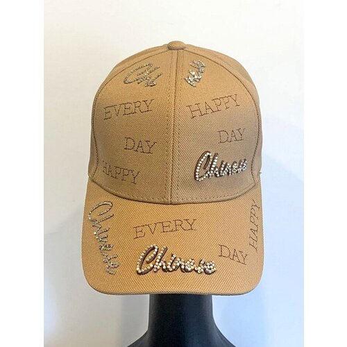 фото Бейсболка , размер 56-58, коричневый fashion