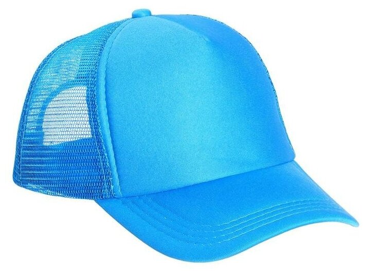 Бейсболка, цвет голубой, размер 56-58