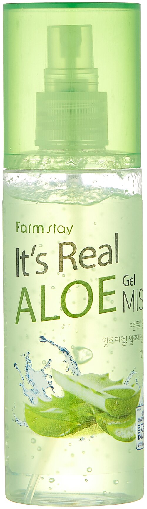 Farmstay Мист для лица с экстрактом алоэ Its Real Aloe Gel, 120 мл