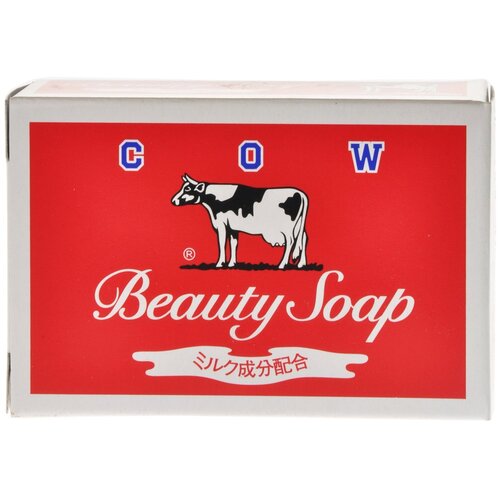 Купить COW Мыло молочное кусковое твердое для рук с ароматом роз (красное) 100гр