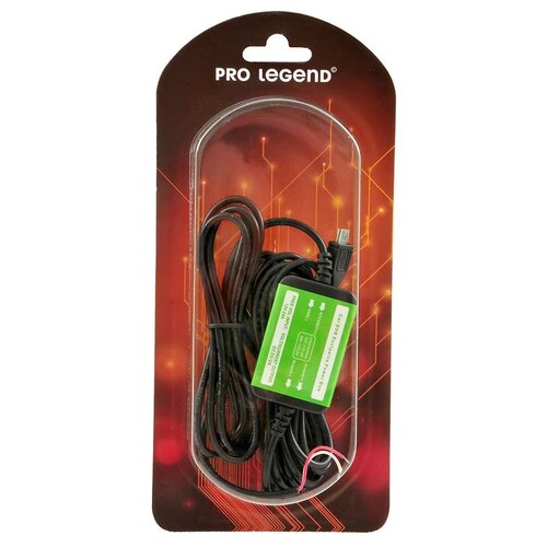 PROLEGEND Автомобильное зарядное устройство PROLEGEND LP3 12V microUSB 1A 3.5 м PL3304 1 комплект 6p автомобильная задняя камера электрический проводной разъем автомобильный радар разъем для ford 7282 6454 40 7283 6454 40