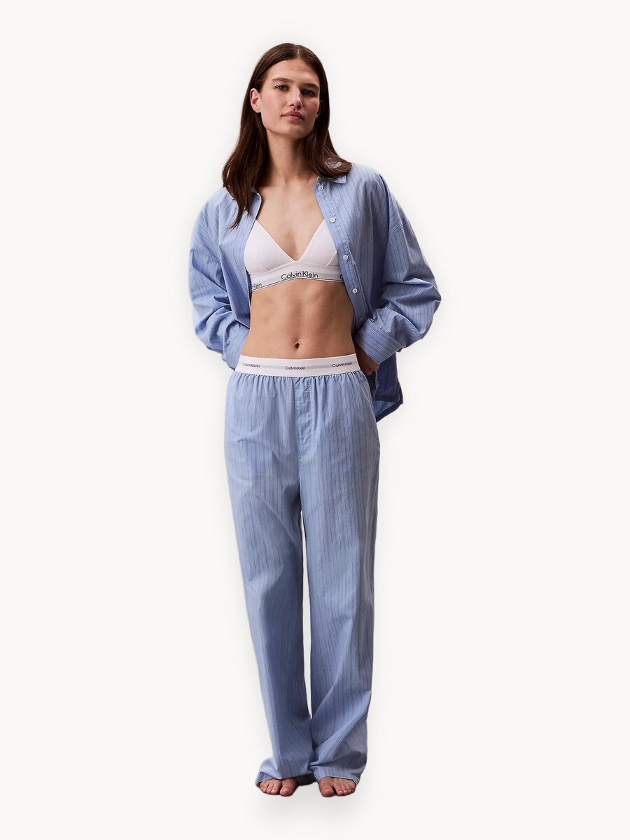 Брюки CALVIN KLEIN, размер  XL, голубой,