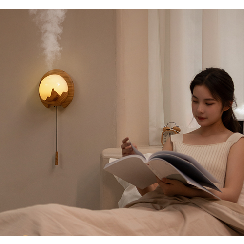 Декоративный настенный увлажнитель-ночник с текстурой дерева 2256₽