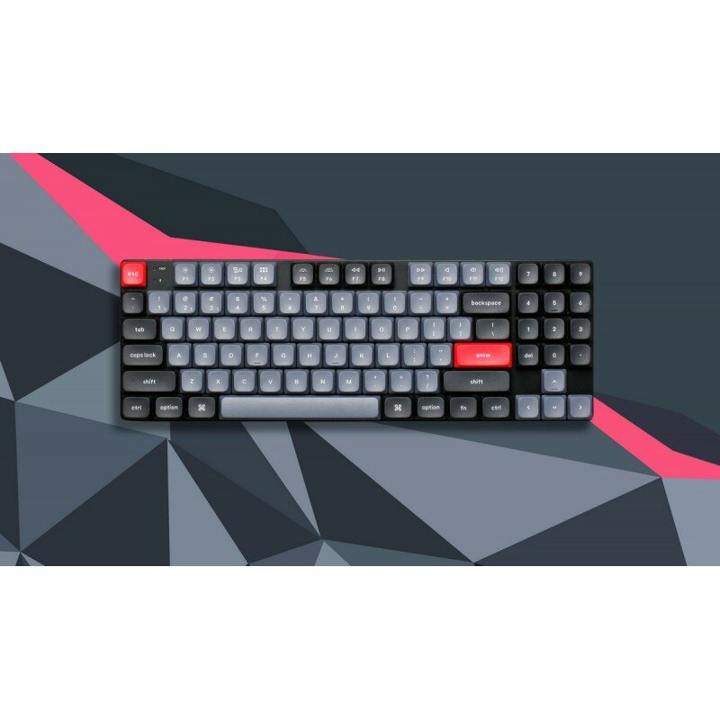 Клавиатура QMK Keychron K13 Pro, 90 клавиш, Hot-Swap, Gateron low profile Red Switch - фото №5