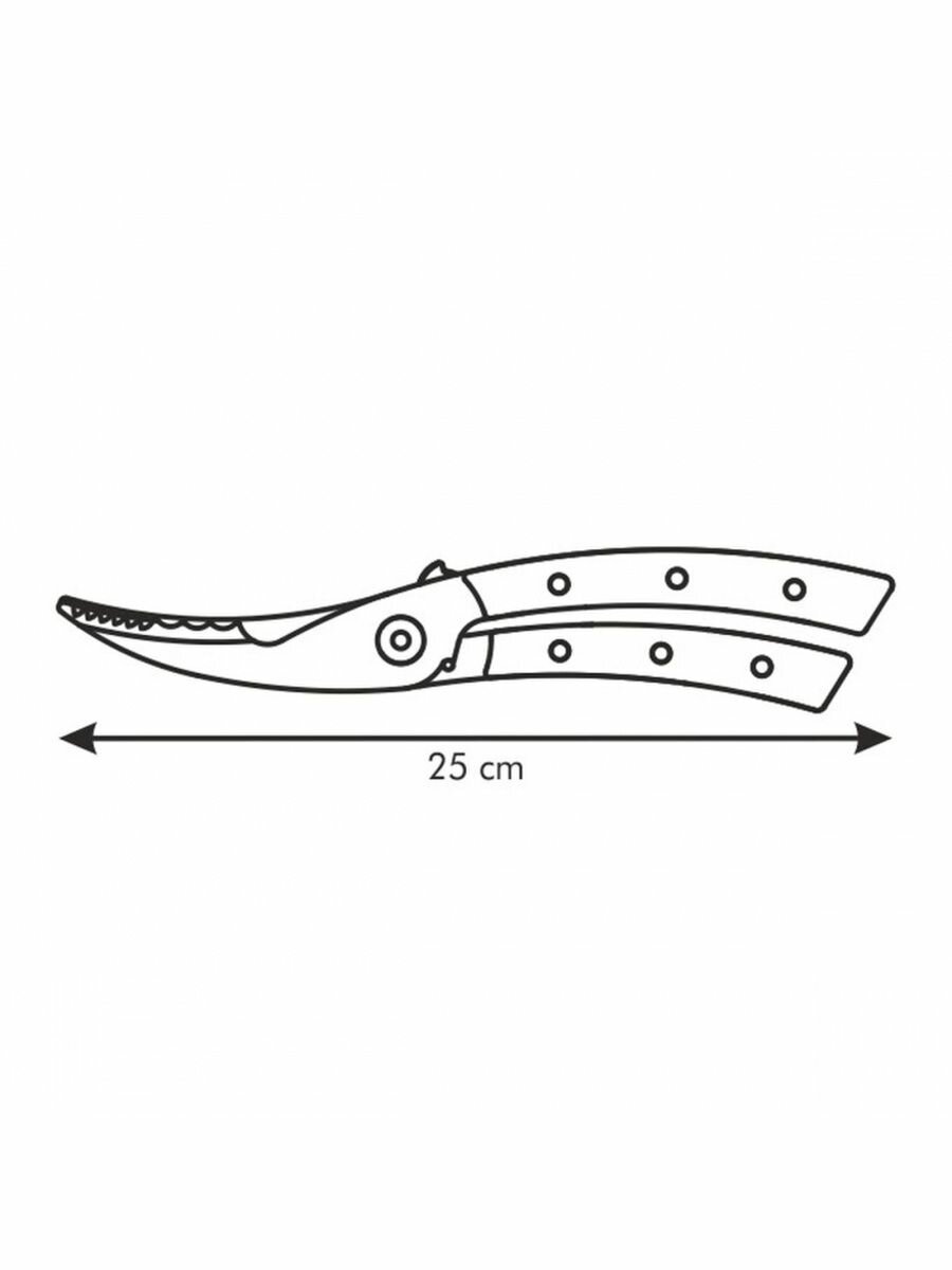 Ножницы кухонные Tescoma 250мм черный - фото №10