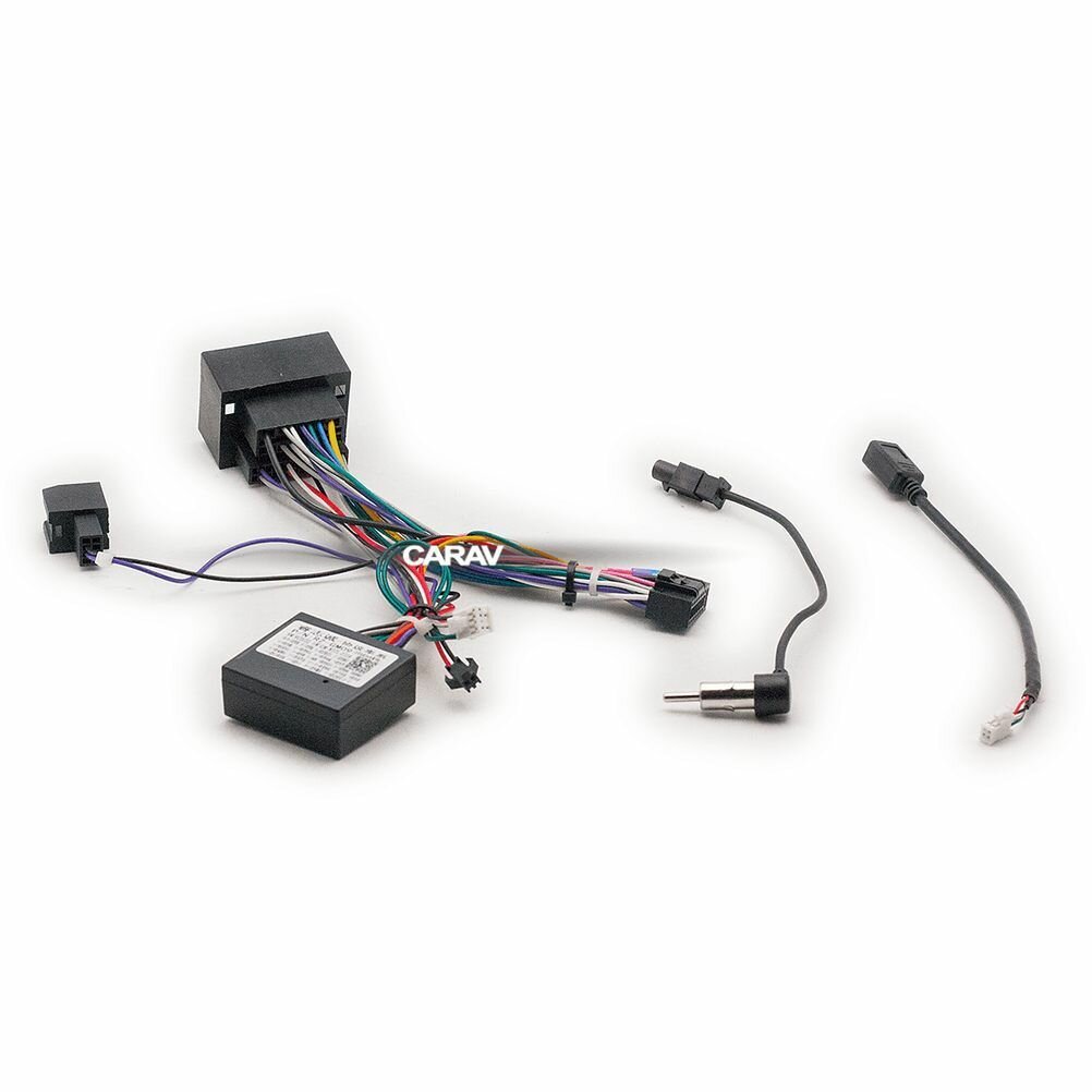 Комплект проводов для подключения Android автомагнитолы на Chevrolet 2009+ / Питание + Динамики + Антенна + Руль + USB CARAV 16-223